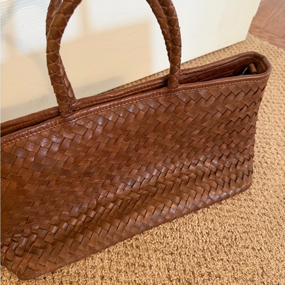 Braided Leather Bag